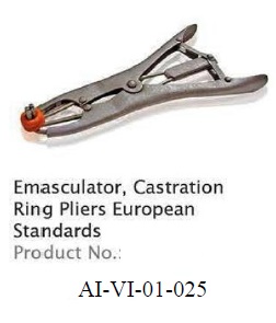 EMASCULATOR, CASTRATION RING PLIERS EUROPEAN STANDARDS